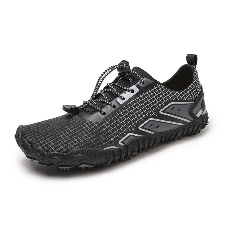 New Thickened Indoor Fitness Shoes Soft Bottom Non-slip Treadmill Shoes DB9925 Black GlamzKart