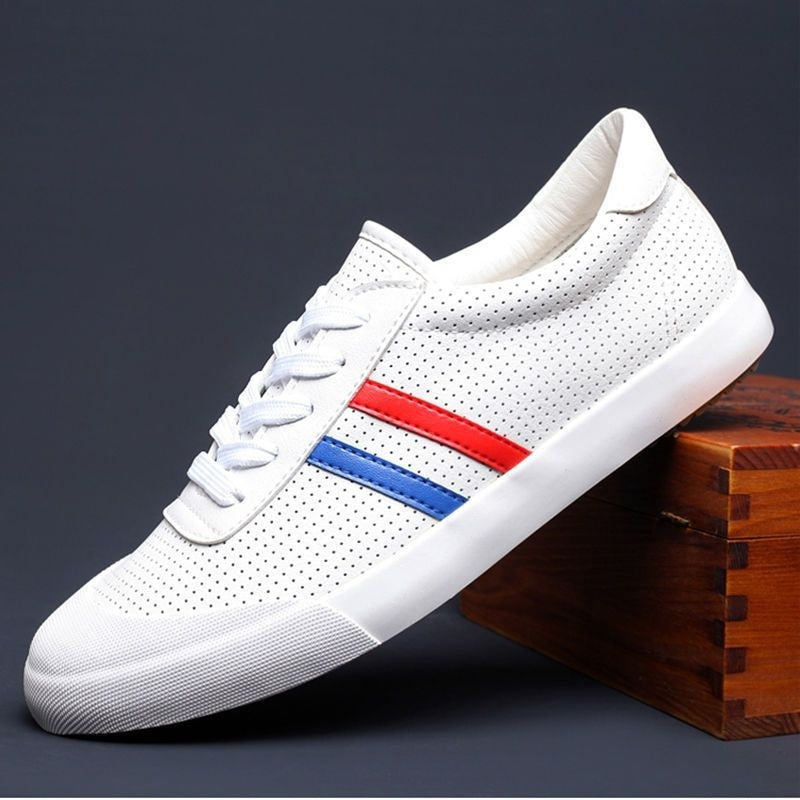 Men's Shoes Spring And Summer Breathable Fashionable Shoes Casual Odor-destroying Leather GlamzKart