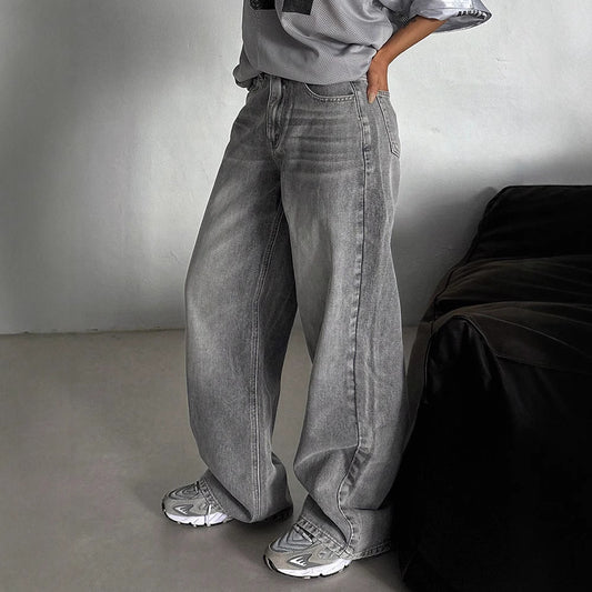 Loose Spring And Autumn Long High Waist Drooping Fashion Fashion Pants GlamzKart
