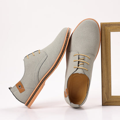 Personality Men's Casual Suede Shoes GlamzKart