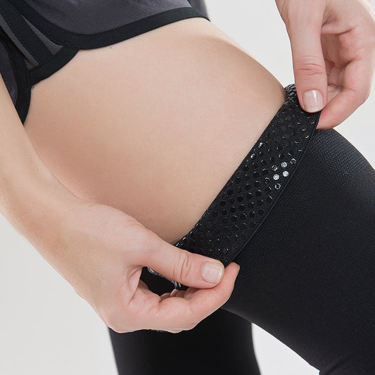 Long Tube Over The Knee Sports Compression Leg Warmer Stretch Socks GlamzKart