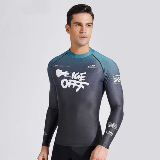 Swimming Suit Quick-drying Men's Long Sleeve GlamzKart