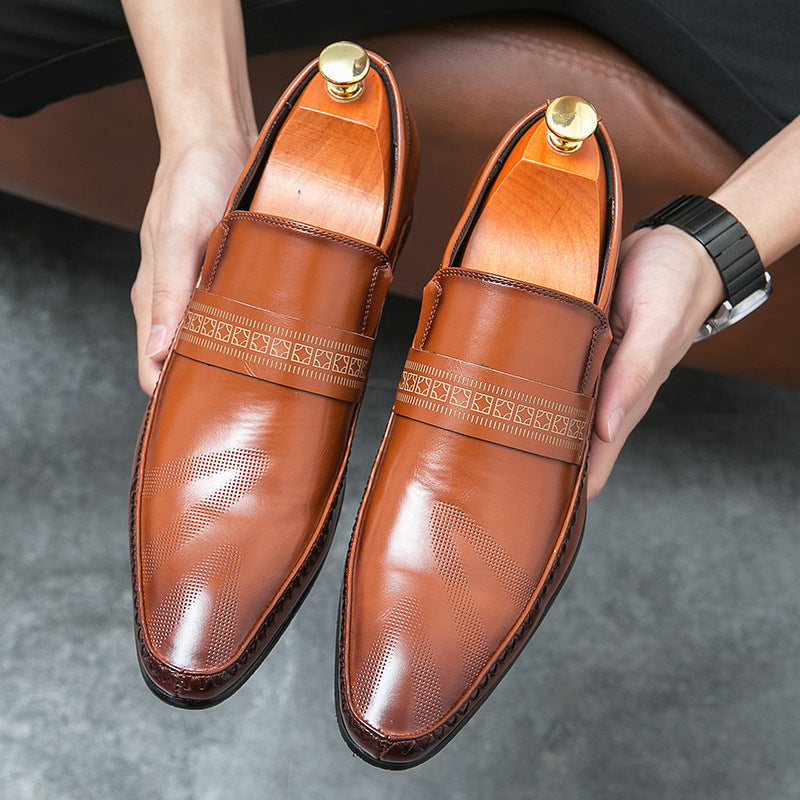 Breathable Business Casual Leather Shoes GlamzKart