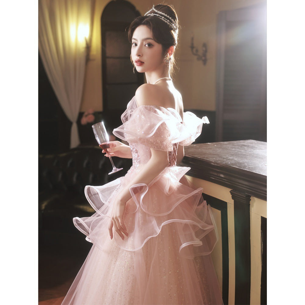 Evening Dress Women's Banquet Ceremony Exam Super Fairy Princess GlamzKart