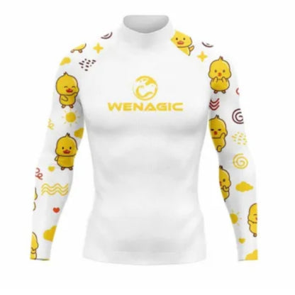 Surfing Suit Long Sleeve Swimsuit Professional Quick-drying Sun Protection Color 1 GlamzKart