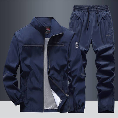 Men's Loose Lapels Casual Sportswear Polyester Composite Fabric GlamzKart