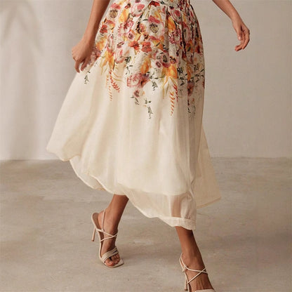 Gorgeous Elegant Bamboo Digital Printed Skirt GlamzKart
