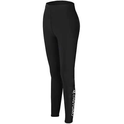 Surfing Suit Men's Long-sleeved Swimsuit Quick-drying Black Small Letters Trousers GlamzKart