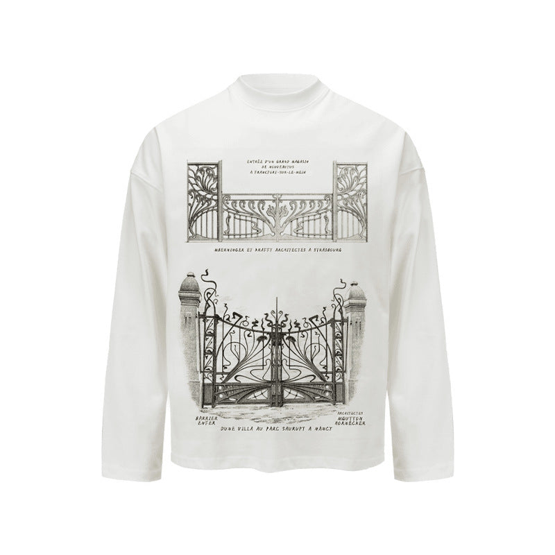 Spring And Autumn Pure Cotton Men And Women Loose Casual Top Long Sleeve GlamzKart