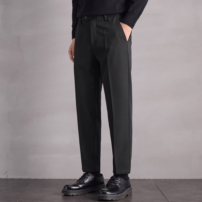 Fall Winter Men Straight Casual Pants GlamzKart