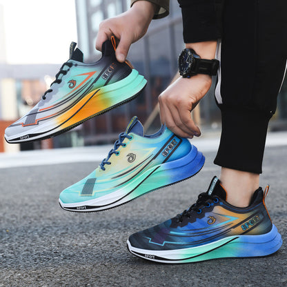 Mesh Breathable Running Shoes Lightweight Comfortable Breathable Trendy Casual Shoes Men's Shoes GlamzKart