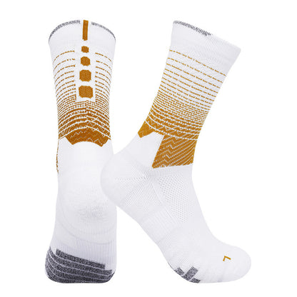 Professional Cycling Socks Running Sports Men Socks White Adult Style GlamzKart