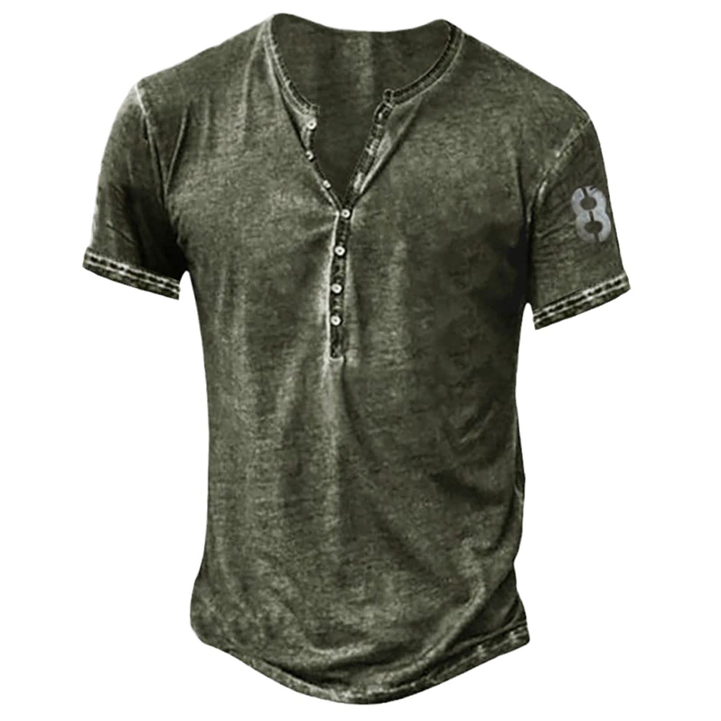 Casual Distressed Youth Short Sleeve Bottoming T-shirt GlamzKart
