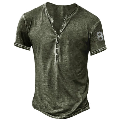 Casual Distressed Youth Short Sleeve Bottoming T-shirt GlamzKart
