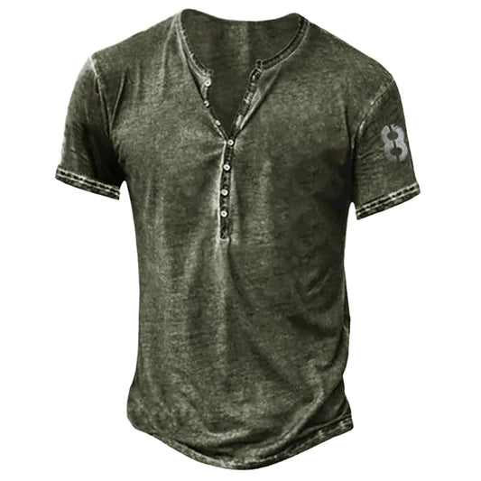 Casual Distressed Youth Short Sleeve Bottoming T-shirt GlamzKart
