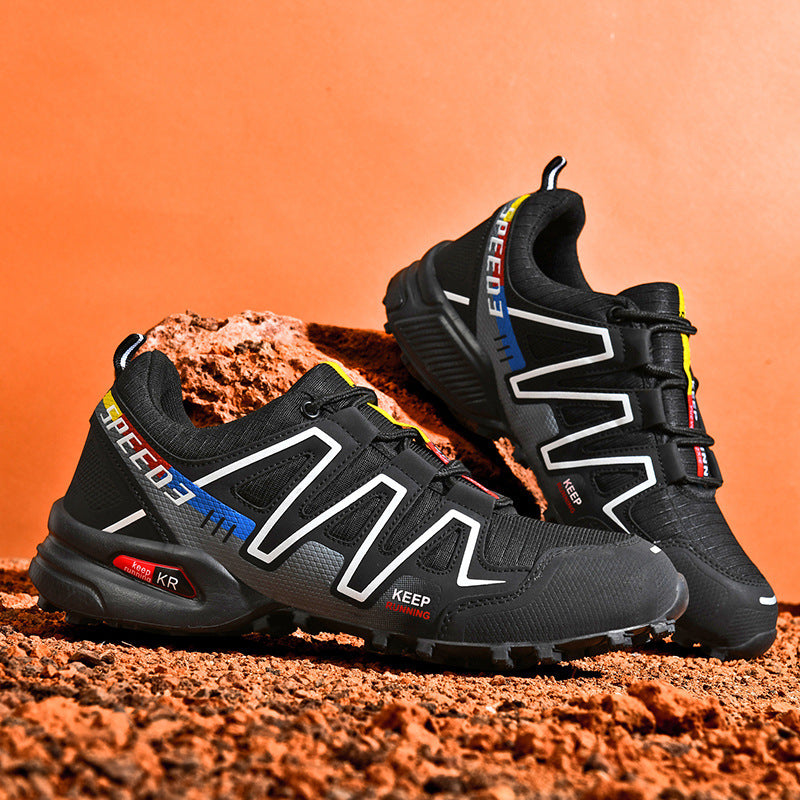 Plus Size Outdoor Personality Fashion Casual Shoes Men Black And White GlamzKart