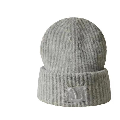 Autumn And Winter Warm-keeping And Cold-proof Ear Protection Beanie Hat Makes Face Look Smaller Knitted Hat GlamzKart