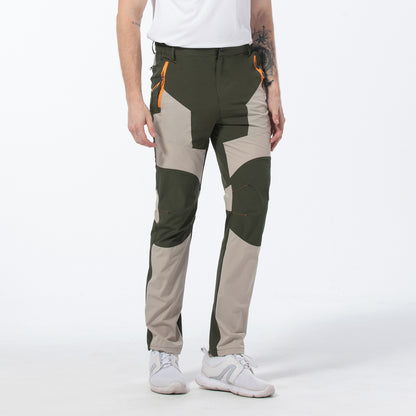 Outdoor Quick-dry Pants Elastic Cycling Pants Waterproof Charge Army Green Khaki GlamzKart