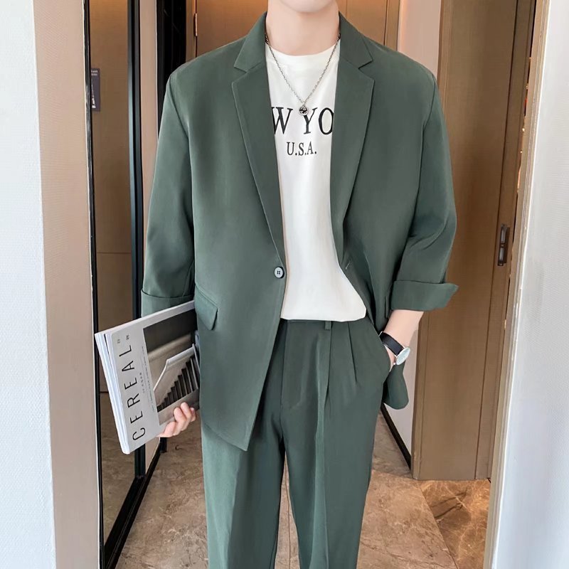 Casual Suit Men's Trendy Baggy Coat GlamzKart