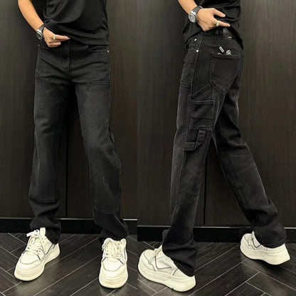 Spring And Summer New Retro Easy Matching Harem Pants Fashion Black GlamzKart