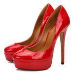 Anti-string Crossbody Plus Size Women's Low-cut High Heel Pumps GlamzKart