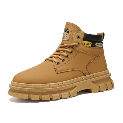 Martin Boots Men Trendy High Top British Working Wear GlamzKart