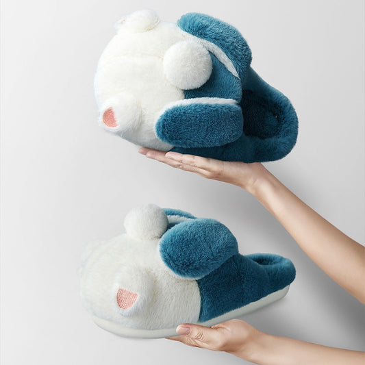 Women In Cotton Slippers With Wrapped Heels Are Cute In Winter GlamzKart