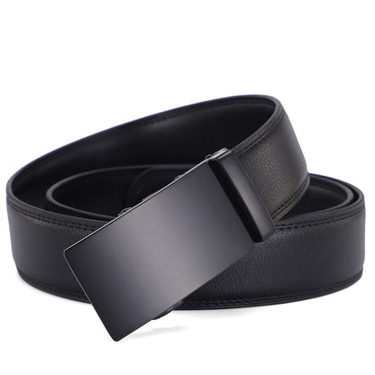 Men's All-match Automatic Buckle Cowhide Belt GlamzKart