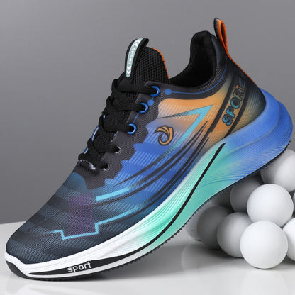Mesh Breathable Running Shoes Lightweight Comfortable Breathable Trendy Casual Shoes Men's Shoes GlamzKart