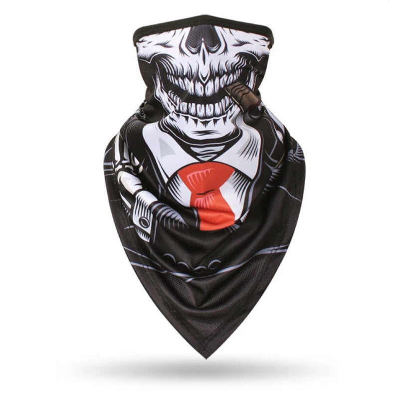 Full Face And Neck Protection Integrated Sun Mask Standard Suncha Kulo GlamzKart