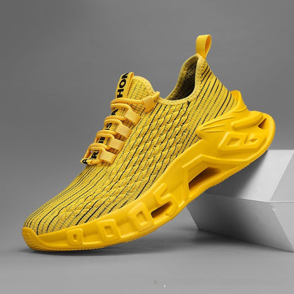 Plus Size Breathable Mesh Surface Popular Leisure Sports Running Blade Men's Shoes GlamzKart