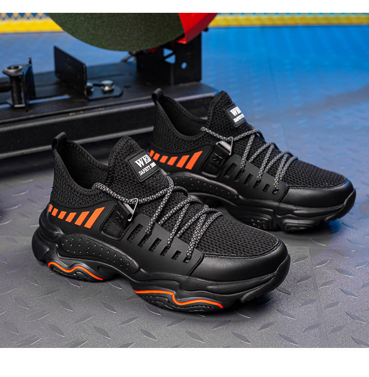 Safety Protection Shoes Flying Woven Steel Toe Cap GlamzKart