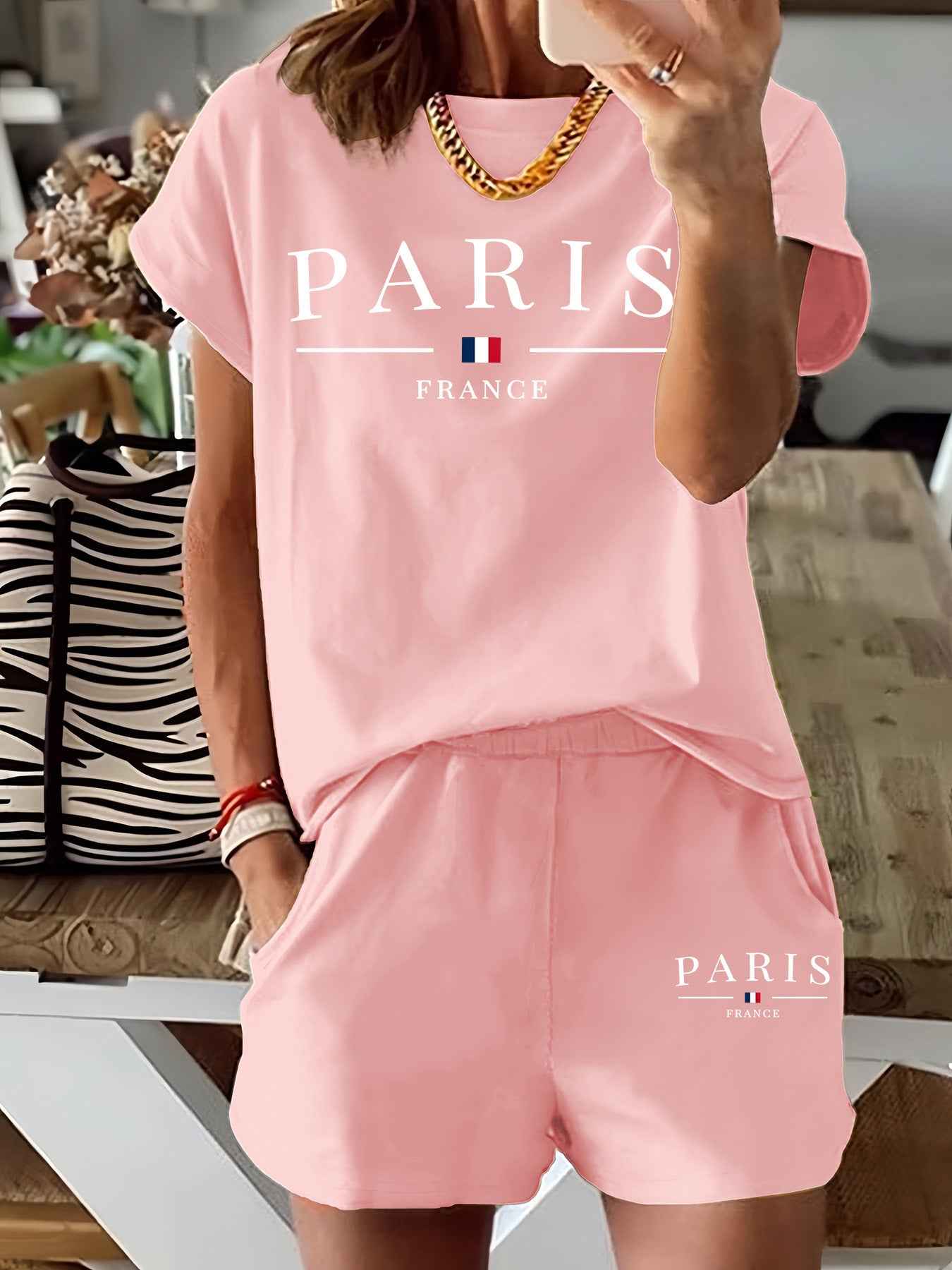 Fashion Comfort Printing Slimming Shorts Summer Casual Women's Clothing