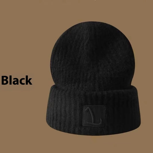Autumn And Winter Warm-keeping And Cold-proof Ear Protection Beanie Hat Makes Face Look Smaller Knitted Hat GlamzKart
