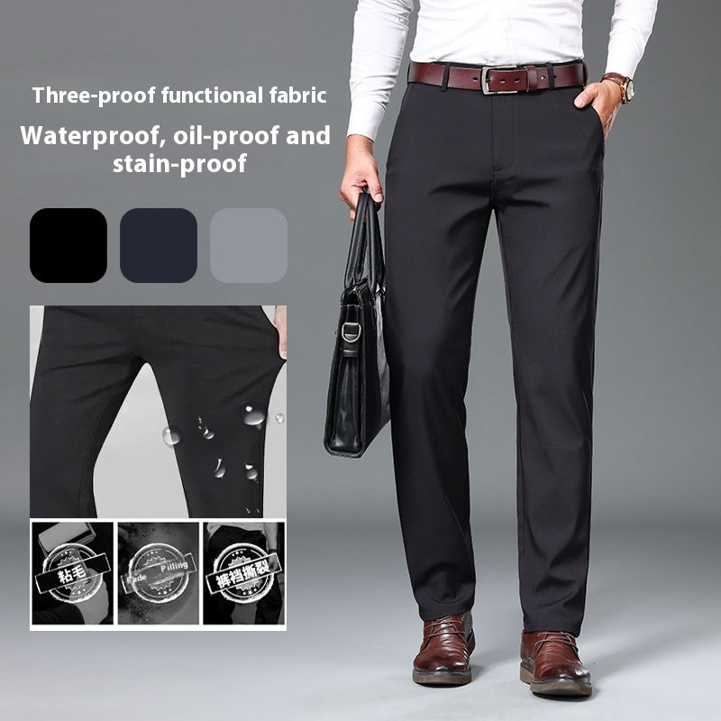 Casual Loose Spring And Autumn Straight Suit Pants GlamzKart