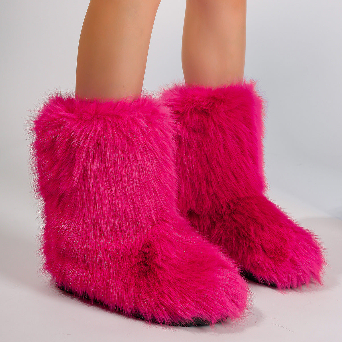 Snow Boots Middle Boots Furry Boots GlamzKart