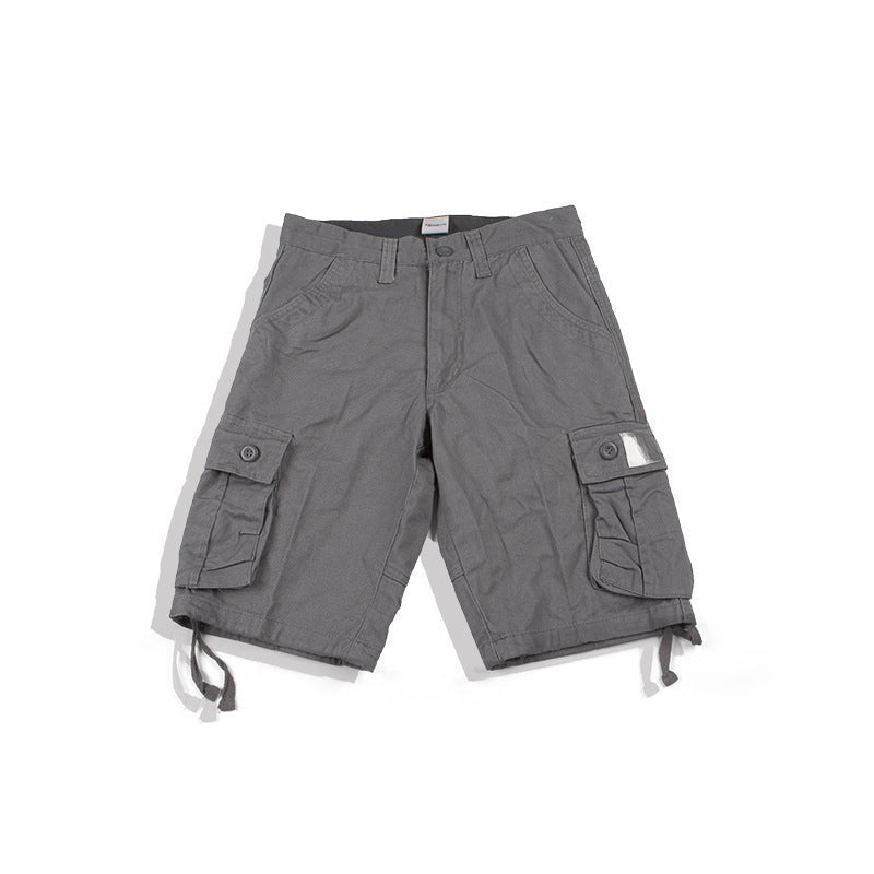 Retro Japanese Trendy Casual Pants Light Gray GlamzKart