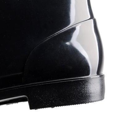 Men's Short Tube Plus Size Low-top Non-slip Rain Boots GlamzKart