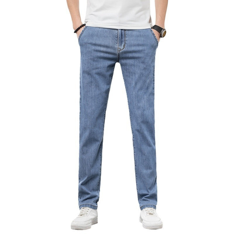 Loose Straight Men's Jeans Simple And Popular GlamzKart