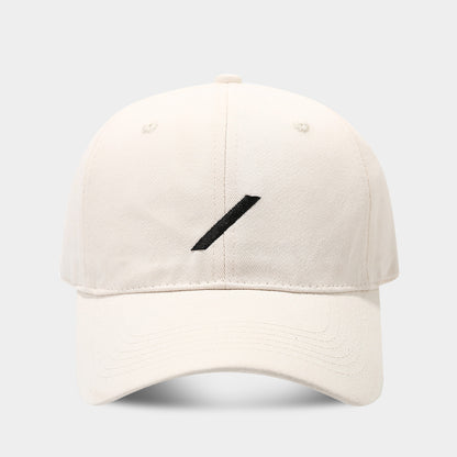 Early Spring Baseball Cap With Big Face And Small Curved Brim Soft Top Beige Adjustable GlamzKart