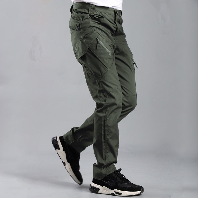 Loose Multi-pocket Pants Overalls Multi-pocket Outdoor Military Fans GlamzKart
