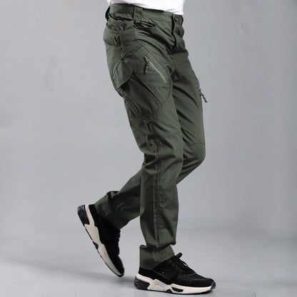 Loose Multi-pocket Pants Overalls Multi-pocket Outdoor Military Fans GlamzKart