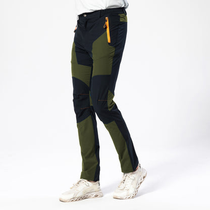 Outdoor Quick-dry Pants Elastic Cycling Pants Waterproof Charge Black Army Green GlamzKart