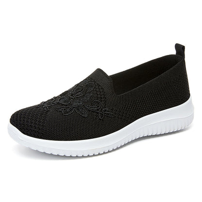 Summer New Low-cut Slip-on Women's Shoes G613 Black GlamzKart