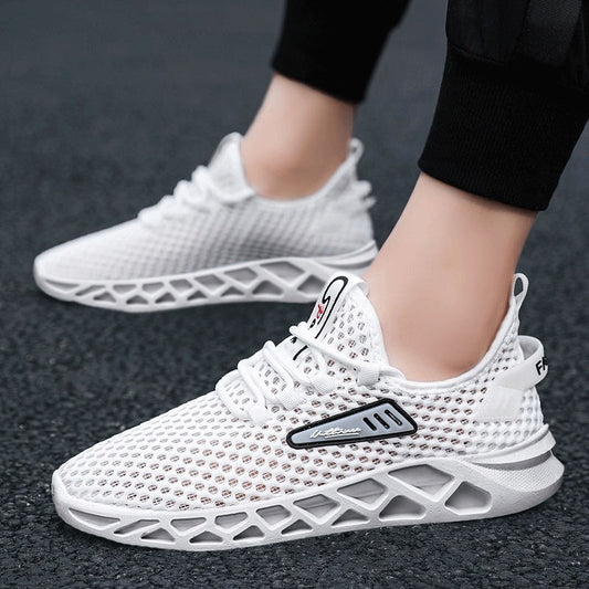 Summer Mesh Breathable Hollow Casual Sports Shoes Men GlamzKart