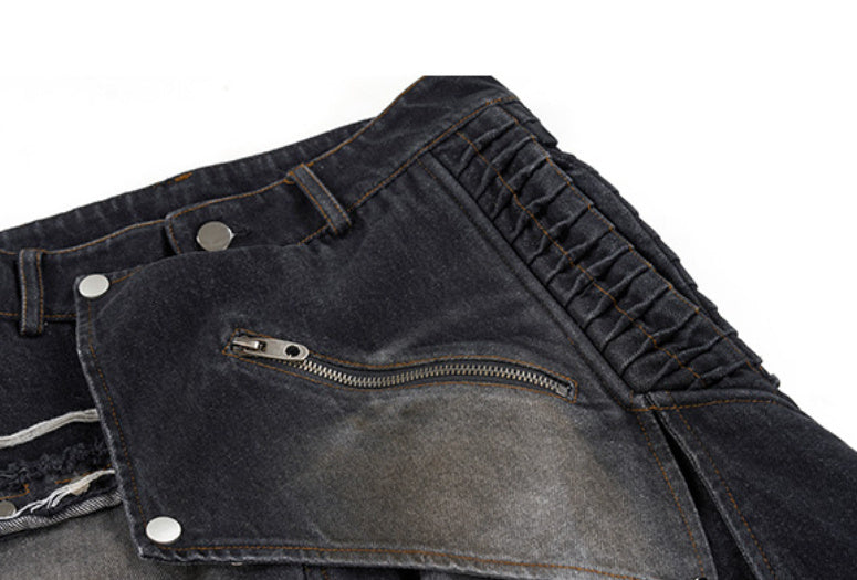 Original Niche Deconstruction Worn Jeans GlamzKart