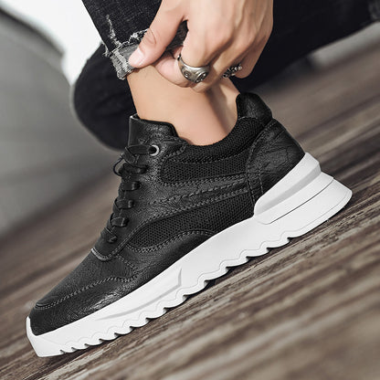 Invisible Wedge Hidden Heel Men's Casual Sports Shoes GlamzKart