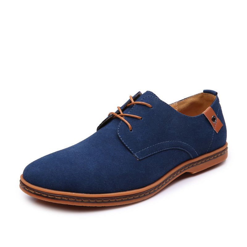 Personality Men's Casual Suede Shoes GlamzKart
