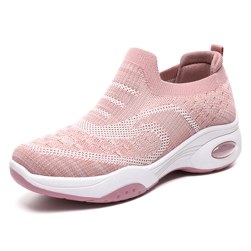 Soft Bottom Breathable Casual Versatile Sneaker Pink GlamzKart