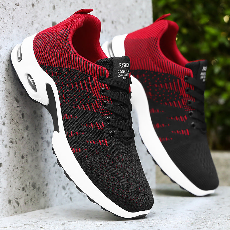 Men's Flyknit Mesh Breathable Casual Soft Sole Sneakers GlamzKart